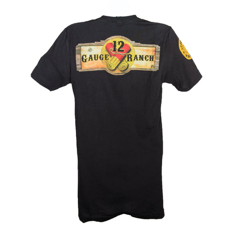 12 Gauge Ranch Men's Black Long Sleeve Shirt (LSGBK101)