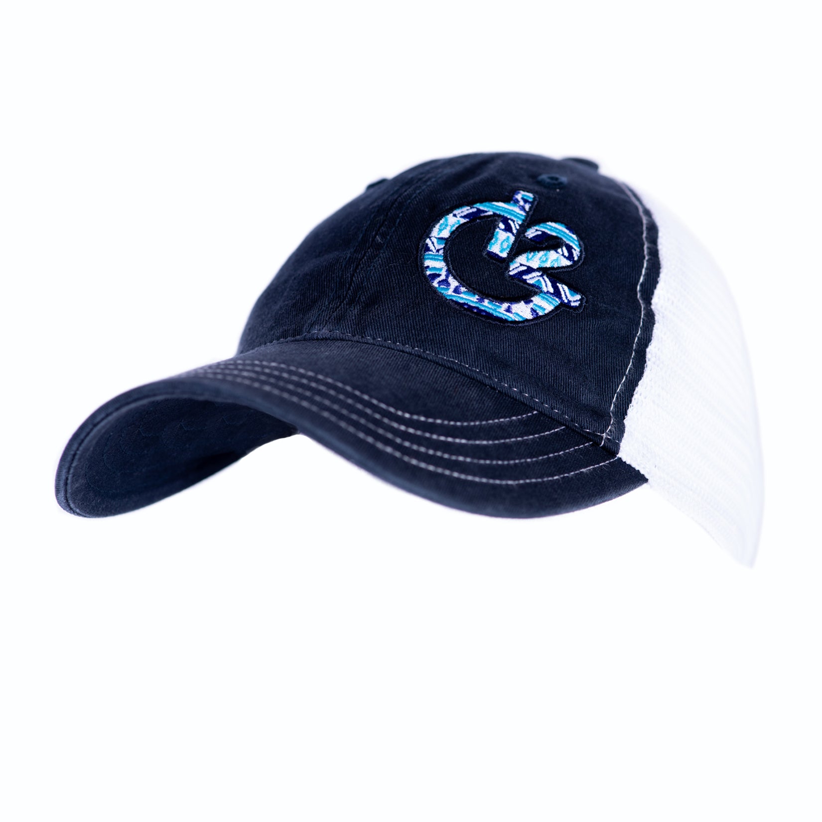 12 Gauge Ranch Aztec Navy and White Low Profile Baseball Hat