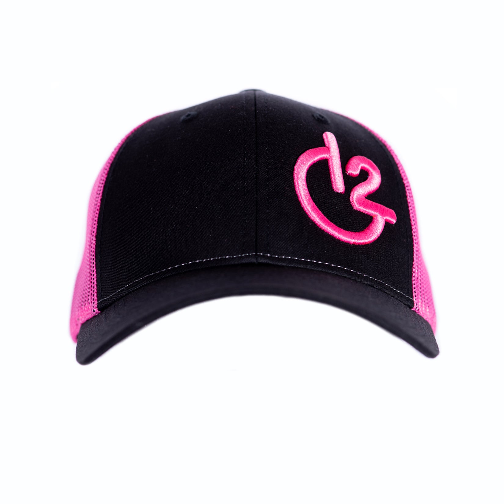 Black and Neon Pink 12 Gauge Low Profile Baseball Hat, Hats, 12 Gauge Ranch, 12 Gauge Ranch Ranch  12 Gauge Ranch