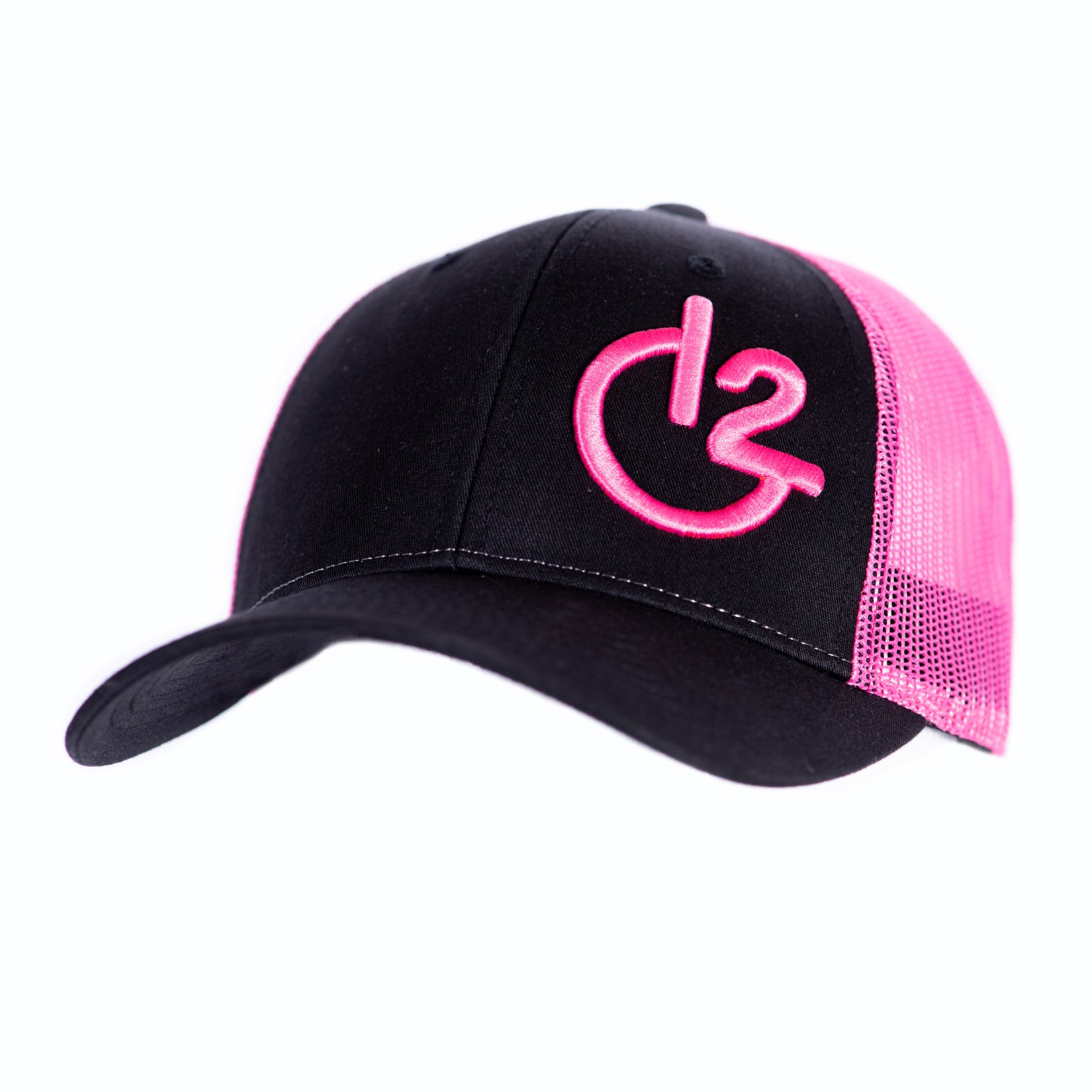 Black and Neon Pink 12 Gauge Low Profile Baseball Hat, Hats, 12 Gauge Ranch, 12 Gauge Ranch Ranch  12 Gauge Ranch