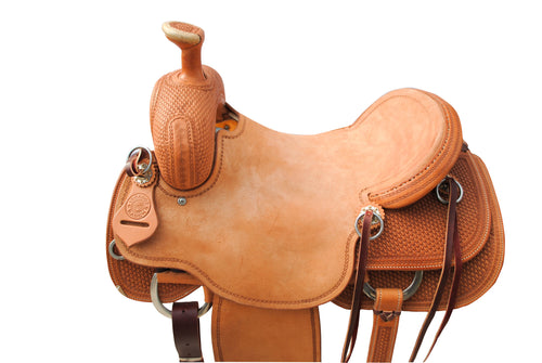 12 Gauge Elite Custom Cutting Saddle 16.5" (ELSDDL02), Saddle, 12 Gauge Ranch, 12 Gauge Ranch Ranch  12 Gauge Ranch