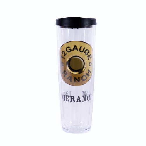 12 Gauge Bullet 24oz Insulated Covo Cup, Accessories, 12 Gauge Ranch, 12 Gauge Ranch Ranch  12 Gauge Ranch
